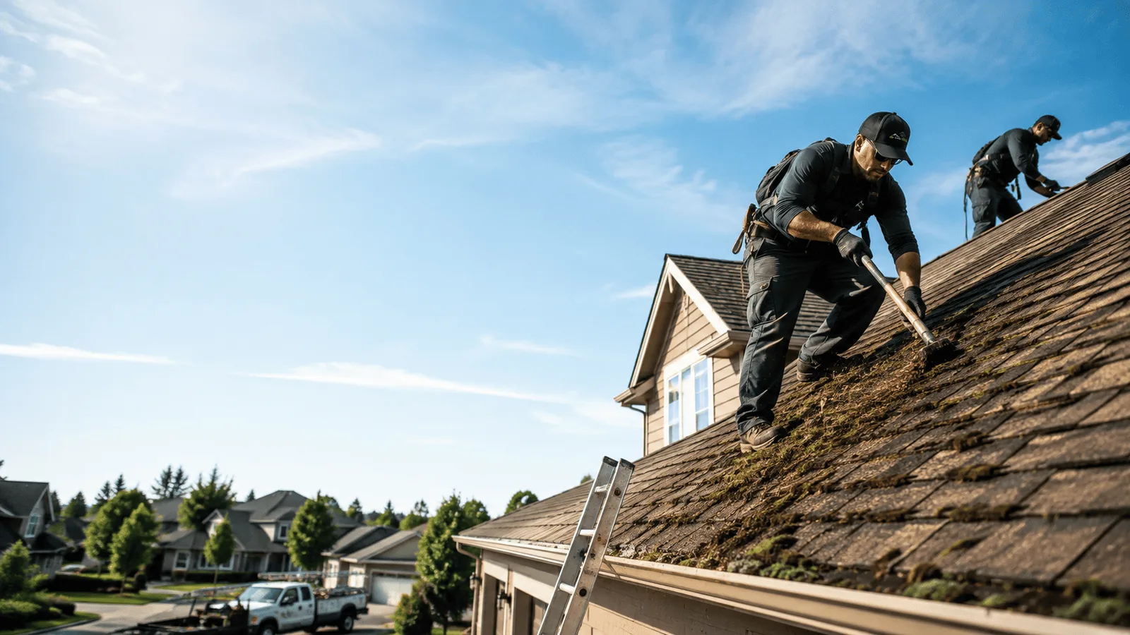 Roof Moss Removal in Goodells, MI near me